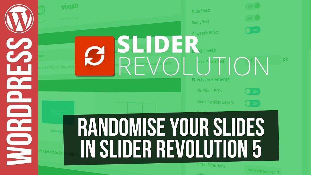 How to Randomize your Slides in Slider Revolution 5